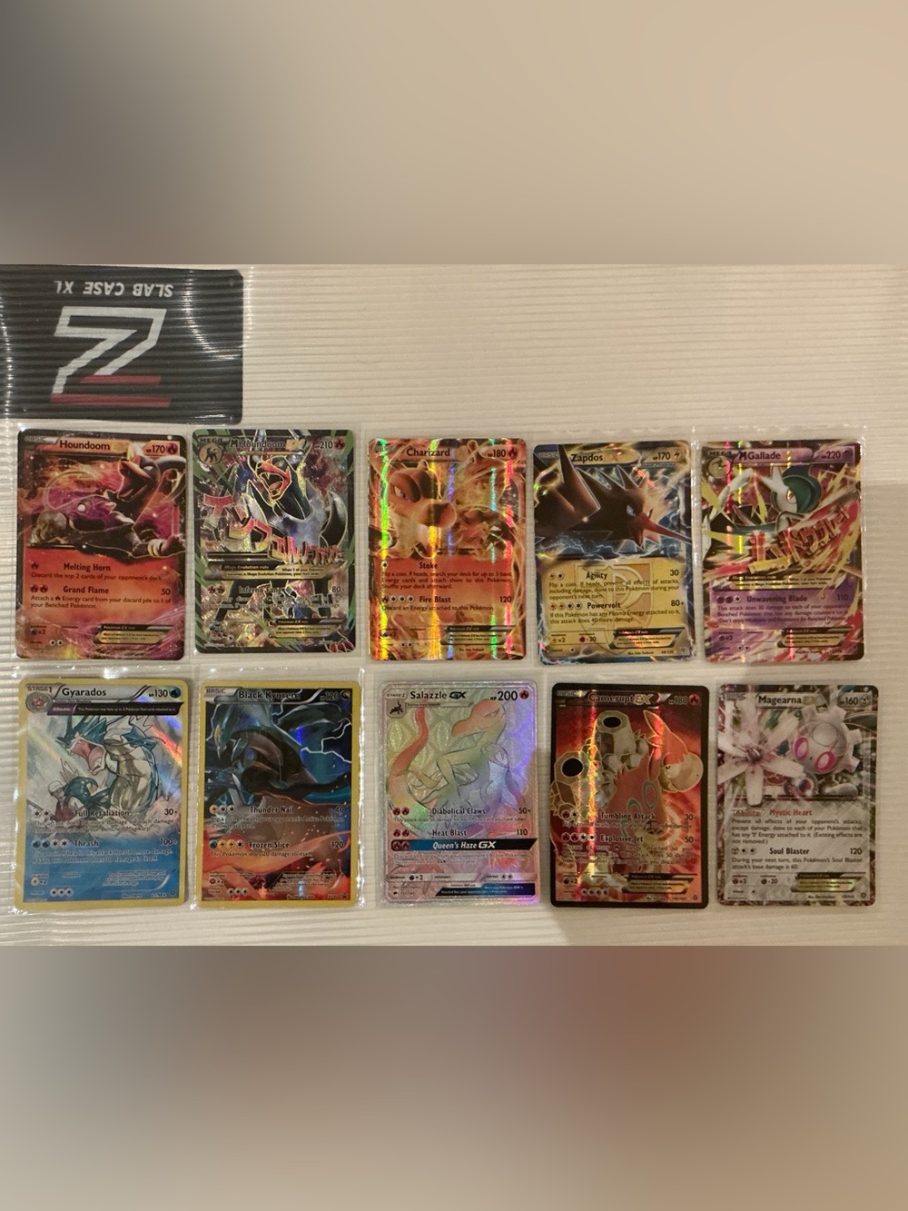 Pokemon Holographic Trading Card Lot - Charizard EX Promo, Gyarados & More